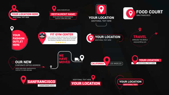 Location Titles 3.0 - VideoHive 43558368