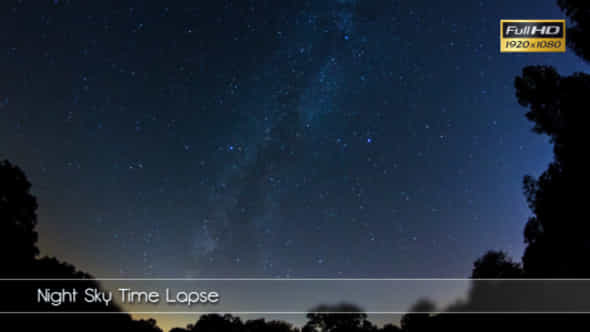 Night Sky Time - VideoHive 6023467