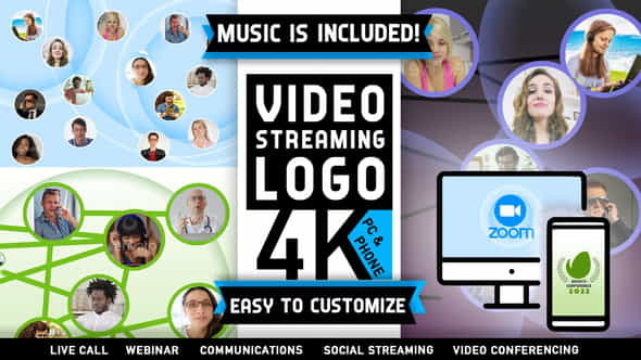 Video Call Live Conference Logo - VideoHive 27234405
