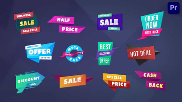 Sale Badges [Premiere - VideoHive 38278634