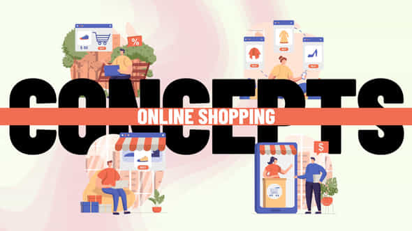 Online shopping - - VideoHive 36653973