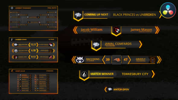 Cyber Games Lower Thirds Davinci Resolve - VideoHive 52493975
