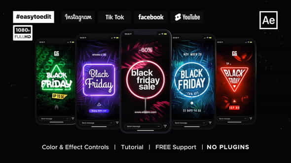 Black Friday | Neon Stories - VideoHive 34426932