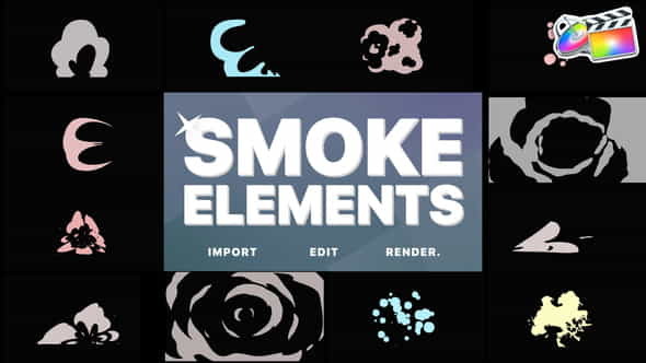 Smoke Elements | FCPX - VideoHive 34373115