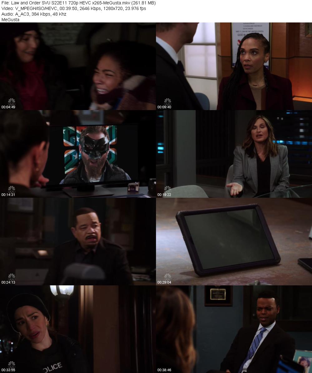 Law and Order SVU S22E11 720p HEVC x265