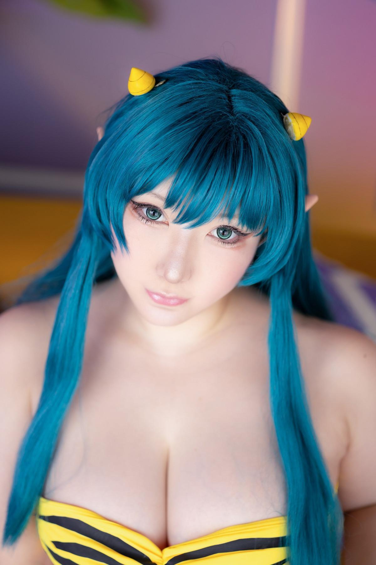 Cosplay SAKUサク Lum ラム うる星やつら Set.01(29)