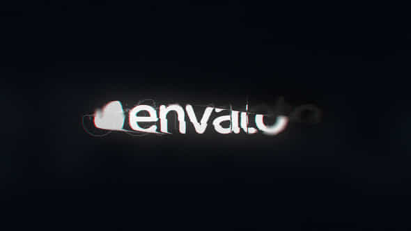 3D Glitch Logo - VideoHive 48490403