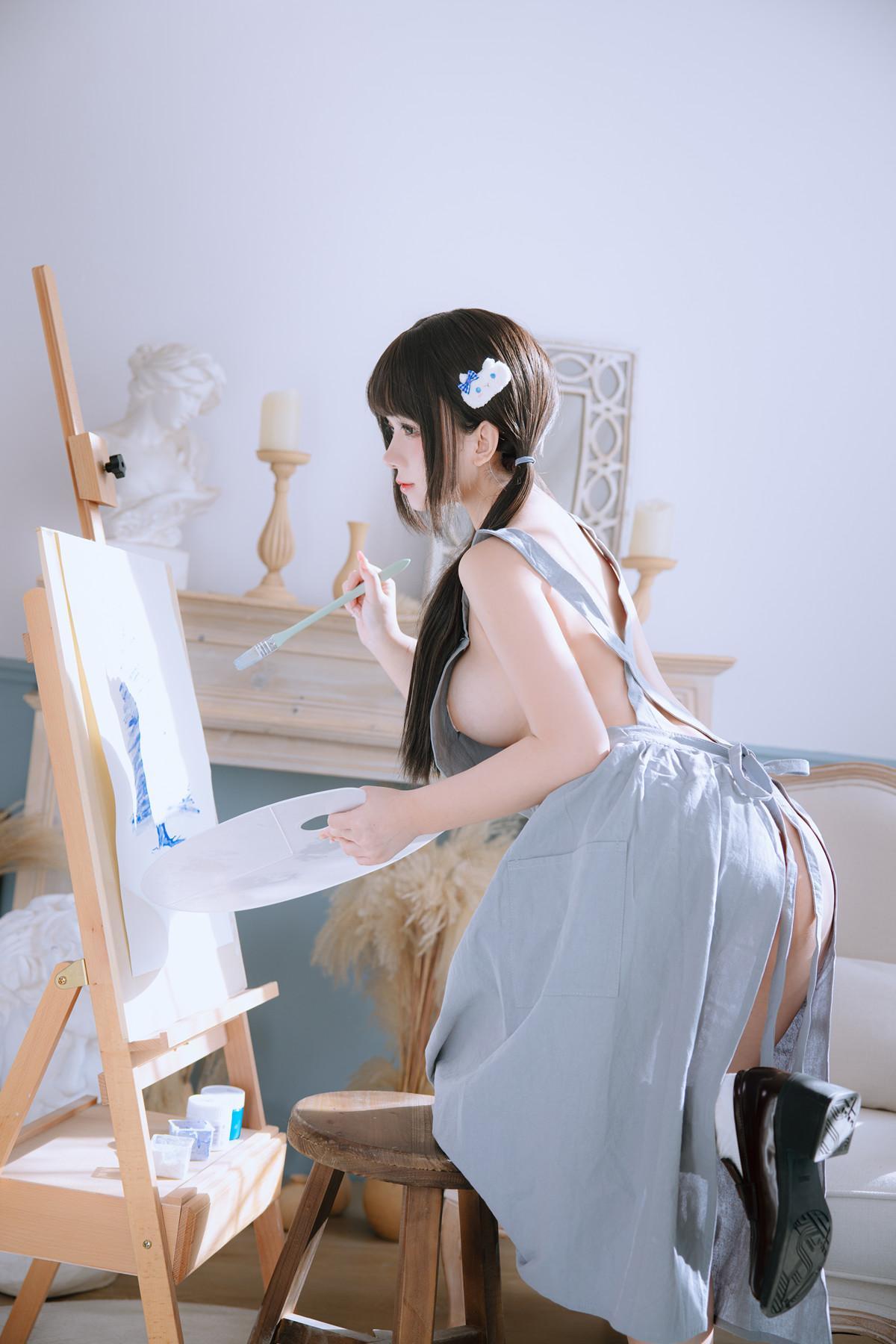 Cosplay Rinaijiao日奈娇 – 美术生(66)