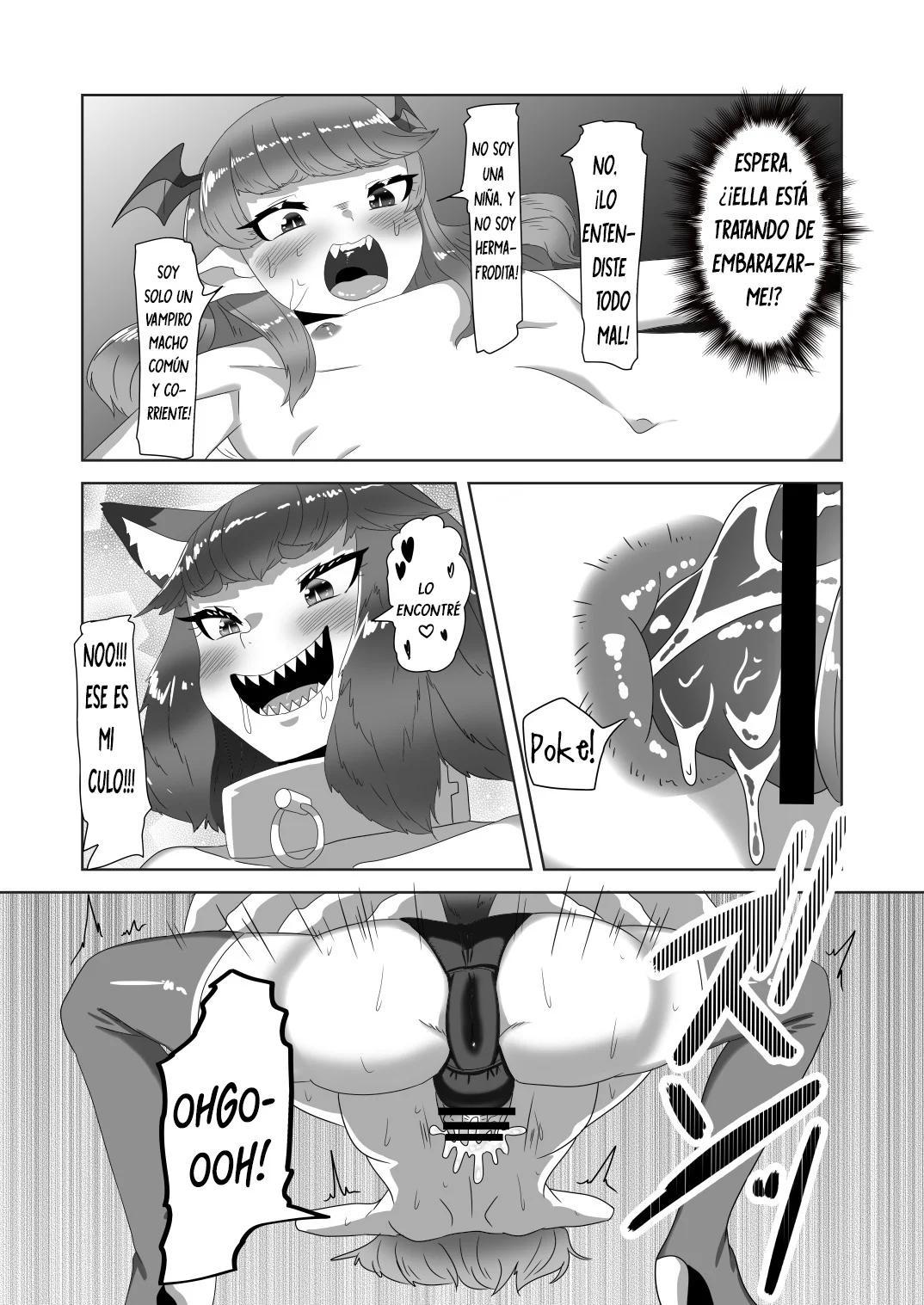 Vampire Shota And Sacrificial Futanari She-Werewolf - 24