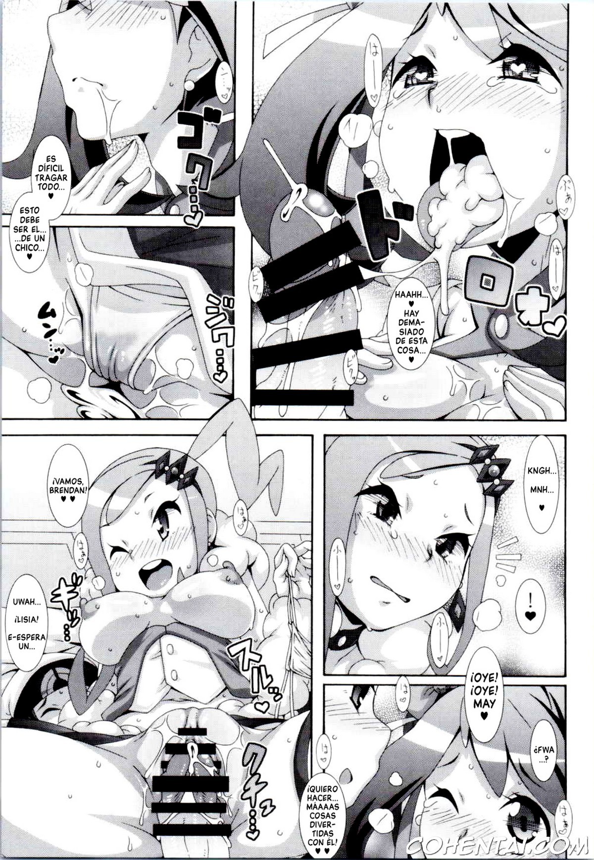 Idol Rule (Pokémon) xxx comics manga porno doujin hentai español sexo Brendan Lisia May Pokémon