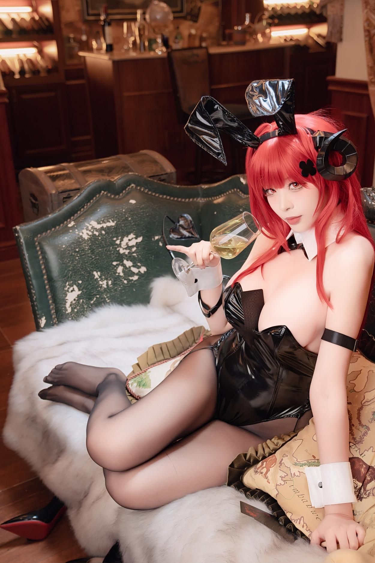 Cosplay 轩萧学姐 兴登堡兔女郎(59)