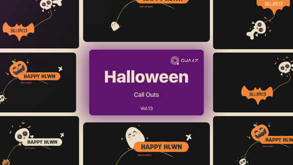 Halloween Call Outs - VideoHive 48290659