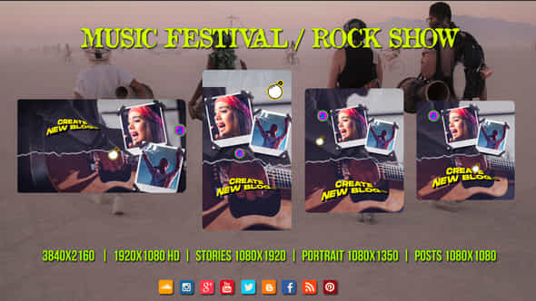 Music Festival Rock Show - VideoHive 38881915