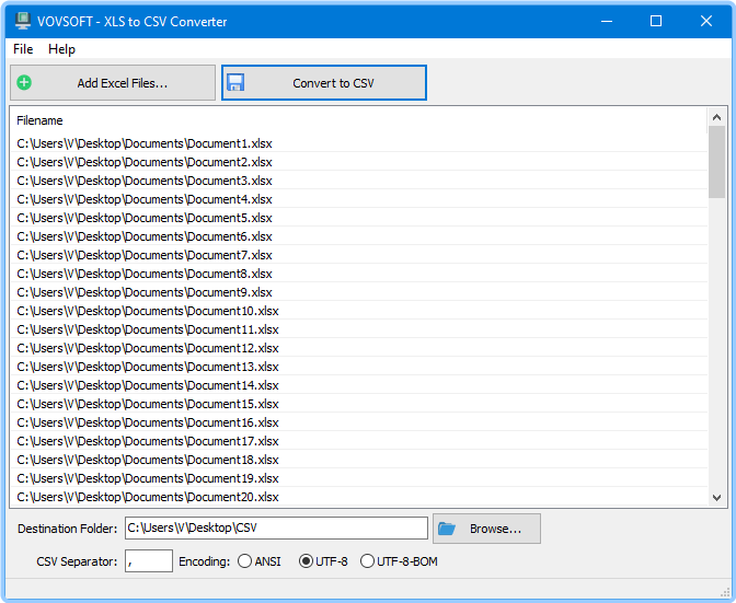 VovSoft XLS To CSV Converter 2.2 VDAxYz3J_o