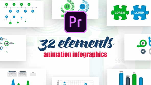 Infographics Vol.17 for Premiere Pro - VideoHive 26520910