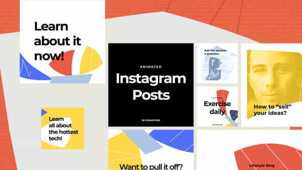 Instagram Posts - Dynamic Puzzle - VideoHive 25217203