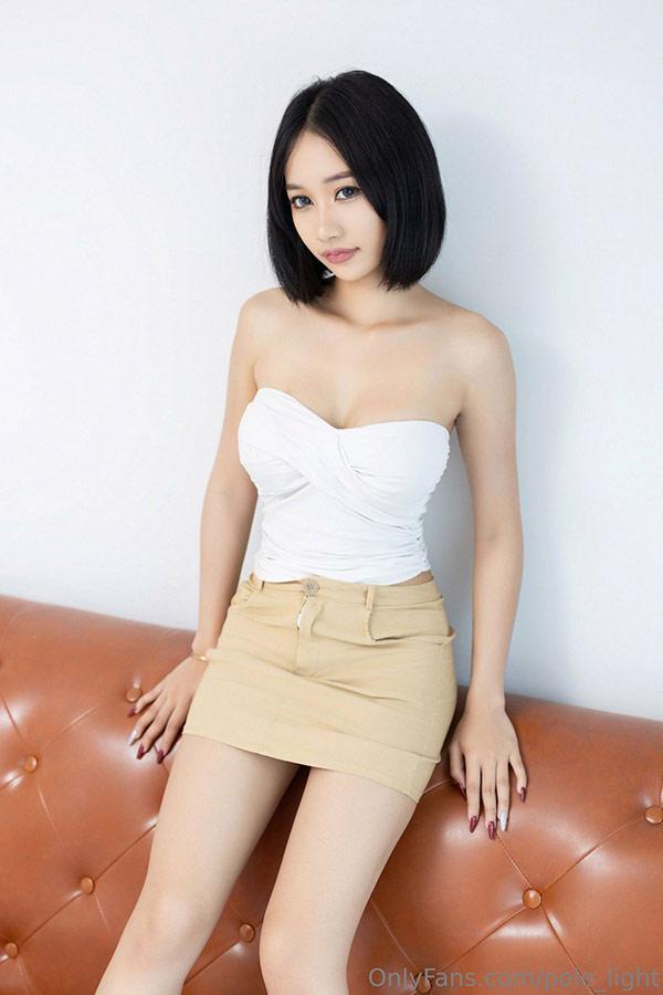 芭比娃娃美女Love抹胸紧身裙无圣光图集(2)