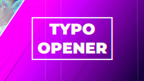 Typo Opener - VideoHive 23039487