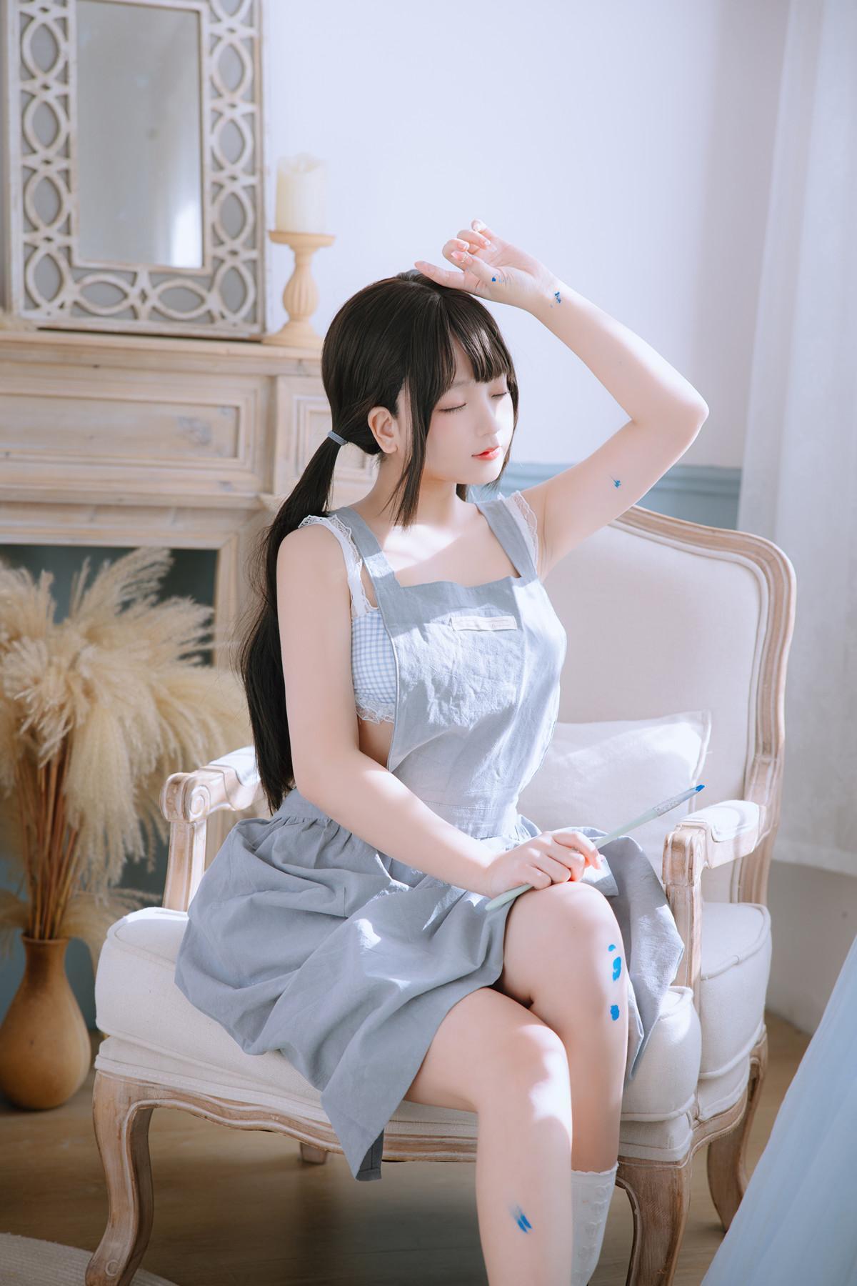 Cosplay Rinaijiao日奈娇 – 美术生(11)