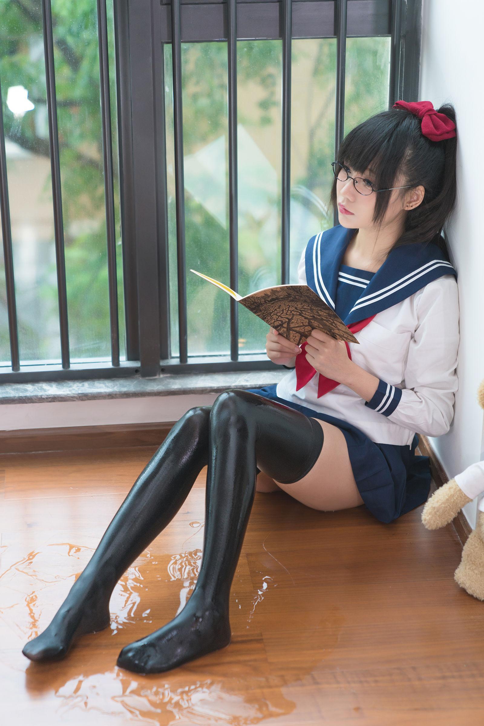 [网红美女Coser] 銘銘Kizami 《湿湿的JK》 写真集(4)