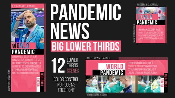 Pandemic News - Big Lower - VideoHive 26144558