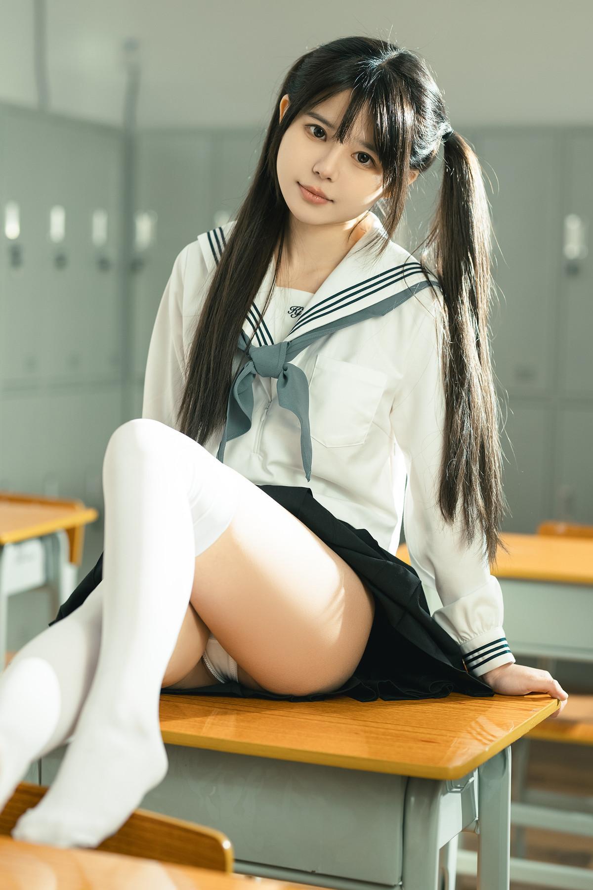 Cosplay Rua阮阮 授课中 In Class(27)