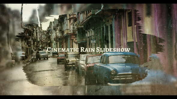 Cinematic Rain Slideshow - VideoHive 23719490
