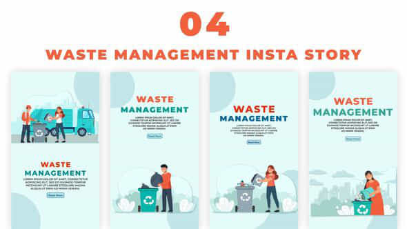 Waste Management Instagram - VideoHive 39042433