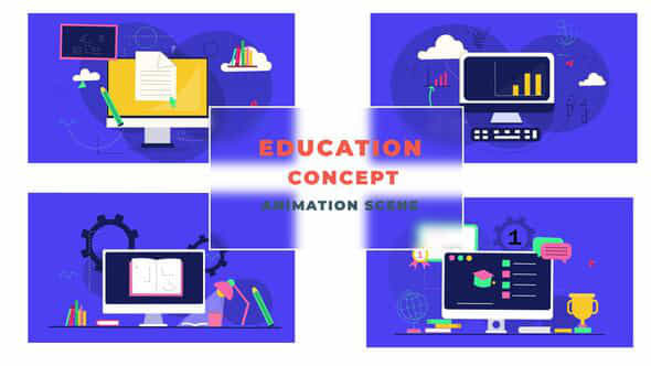 Education Concept Animated - VideoHive 43396729