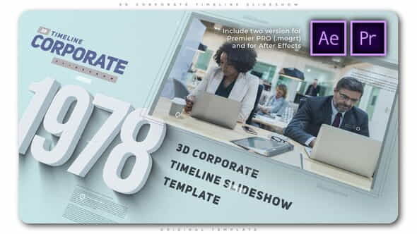 3D Corporate Timeline Slideshow - VideoHive 26441046