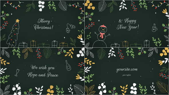 Christmas Greeting Cards - VideoHive 34933573