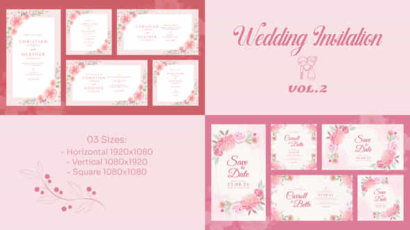 Olive Wedding Invitation - VideoHive 52698262