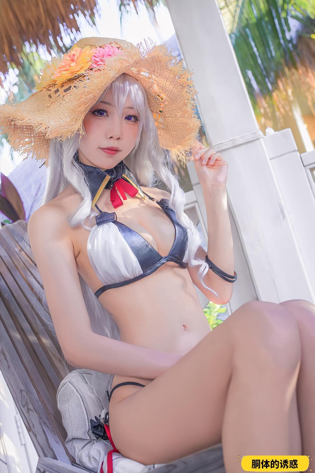 Aqua 水淼 - Algérie Swimsuit (Azur Lane) 32P-40M