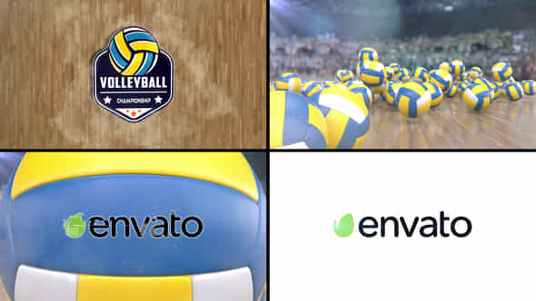 Volleyball Logo Reveal - VideoHive 39549455
