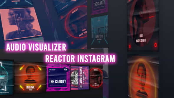 Audio Visualizer Reactor Instagram - VideoHive 29345425