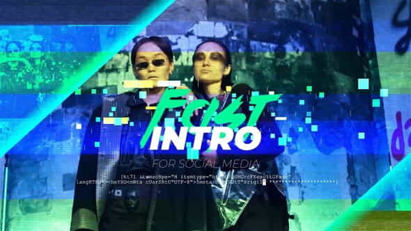 Cyberpunk Intro - VideoHive 32297274