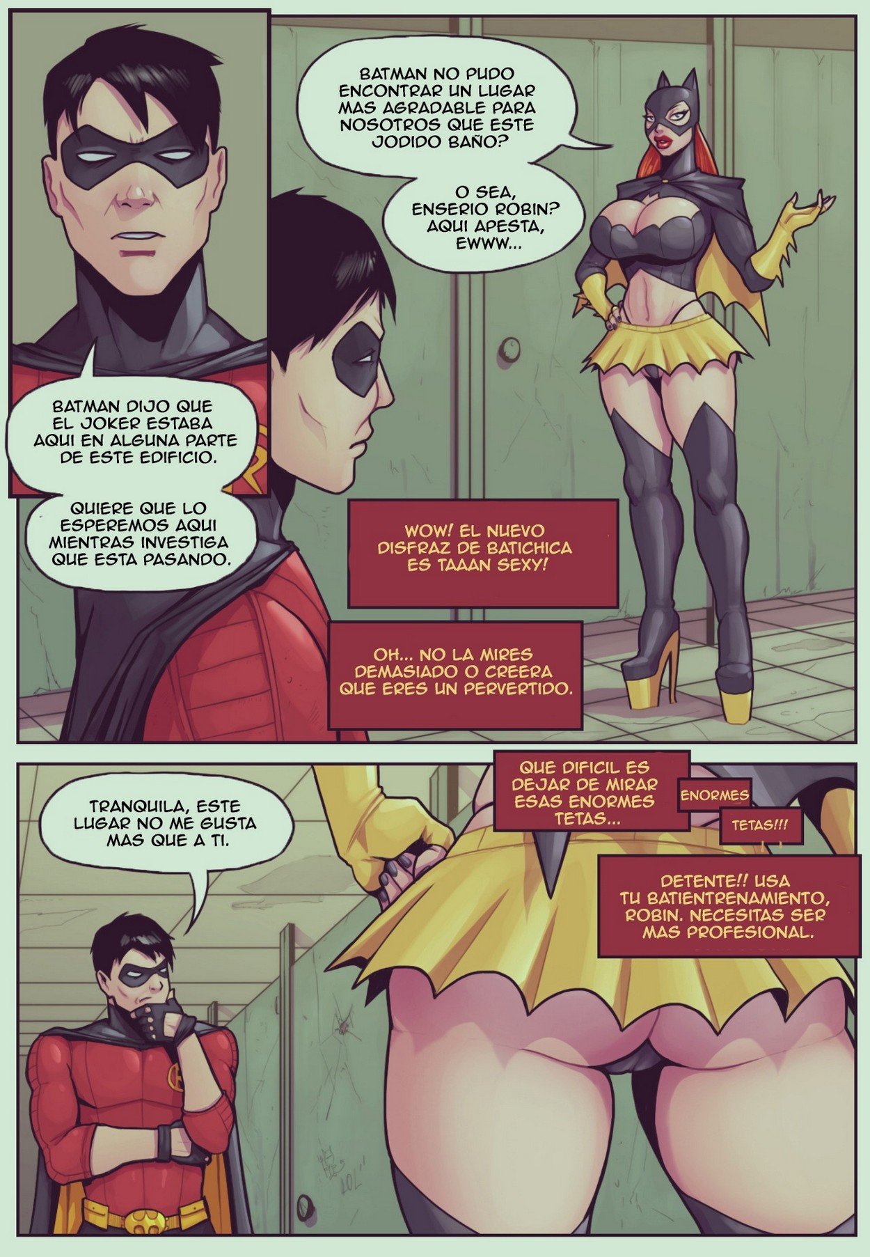 Batgirl Loves Robin – Ruined Gotham - 1