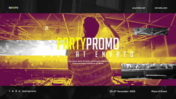 Music Event PromoDynamic OpenerParty InvitationEDM - VideoHive 24469109