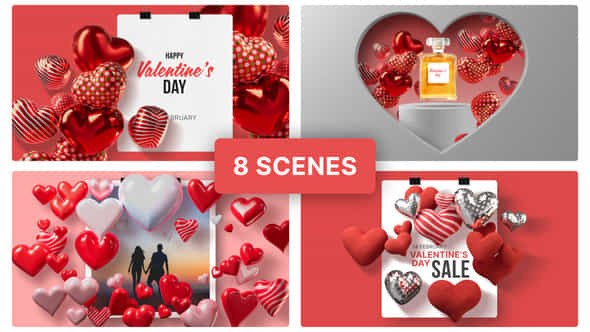Valentines Day Openers - VideoHive 43433344