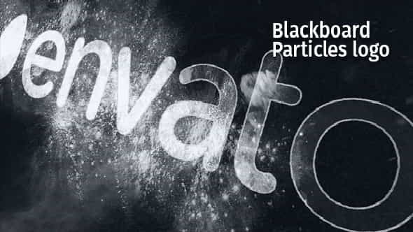Blackboard Particles Logo - VideoHive 19513033