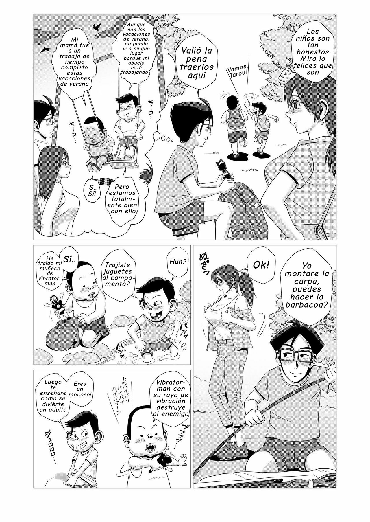 Ero Hitozuma to Erogaki tachi no Tanoshii Ero Camp-Happy cuckold husband series No 04 - 3