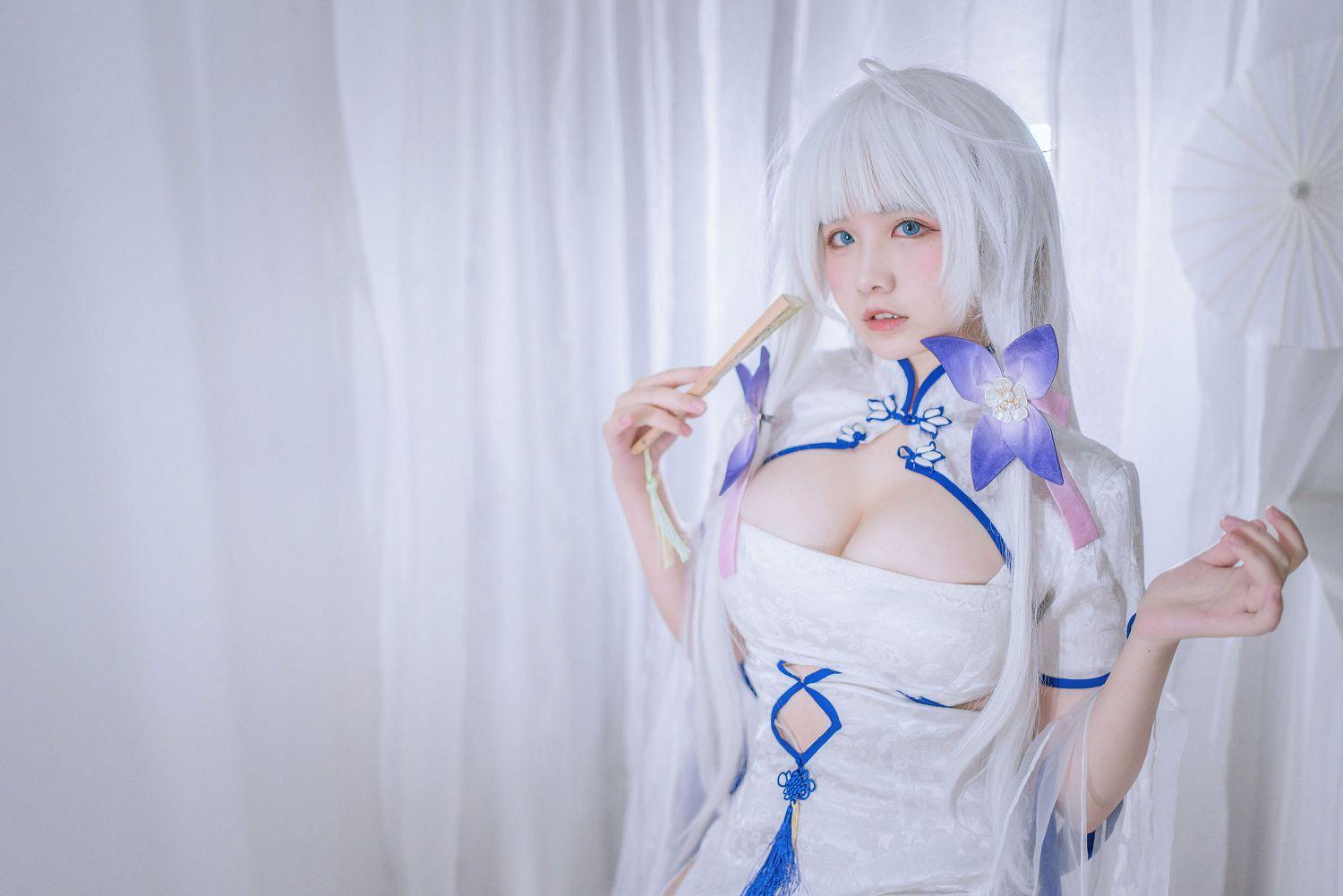 [福利女神cosplay] 阿半今天很开心 - 光辉旗袍 妩媚套图(1)