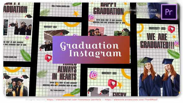 Graduation Instagram Stories - VideoHive 46160723