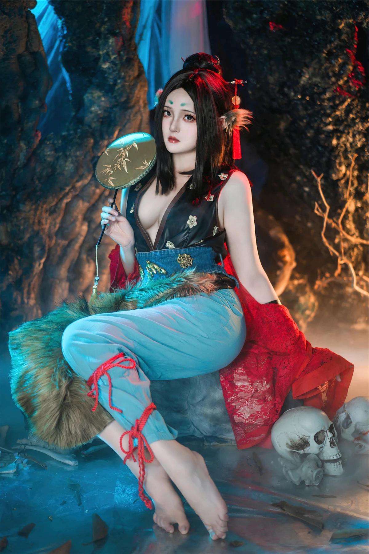 Cosplay Natsuko夏夏子 – 黑神话：悟空 萍萍(8)