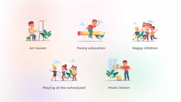 Happy Children - VideoHive 47250672