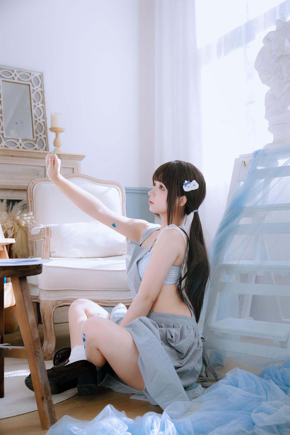 Cosplay Rinaijiao日奈娇 – 美术生(4)