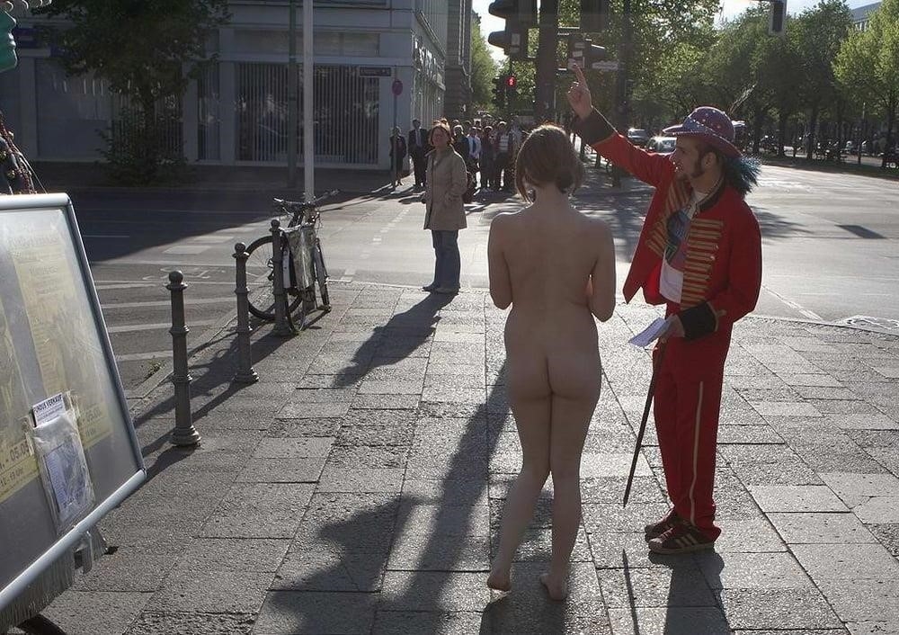 Nude women walking in public-8197