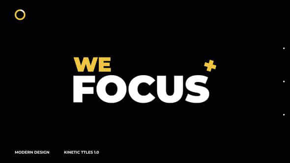 Kinetic Titles 40 After Effects - VideoHive 48999884
