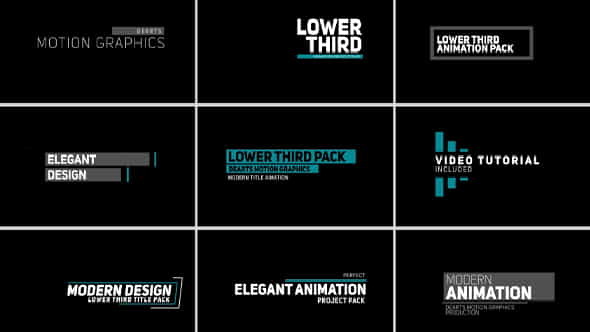 Lower Third Title - VideoHive 18266207
