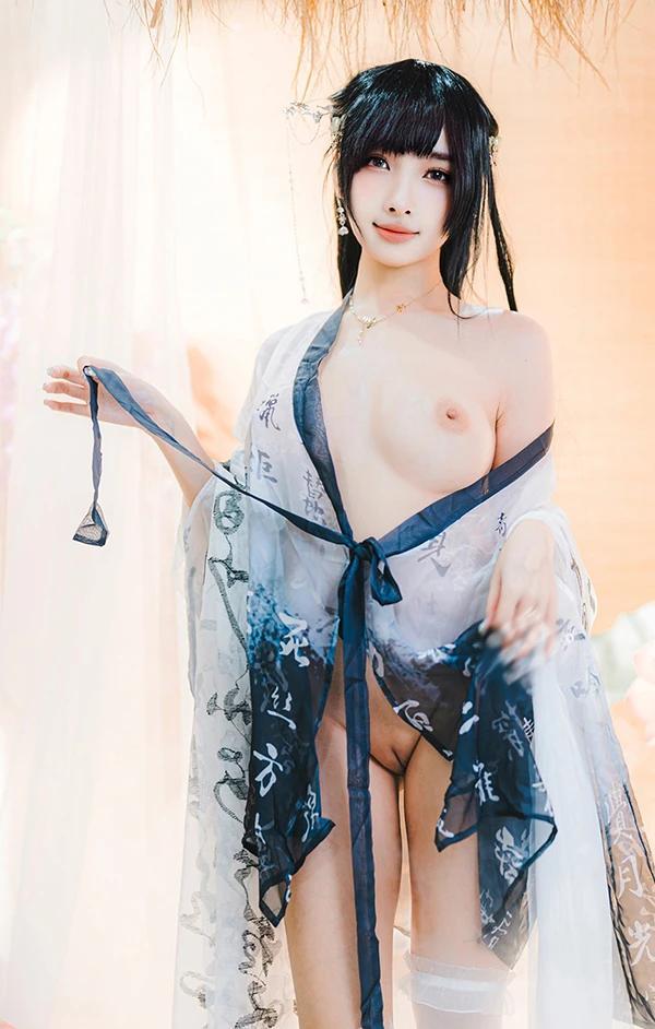 甜美福利姬慕慕Momo 古韵风华无圣光唯美图(18)